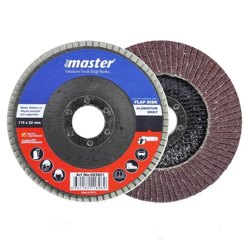 [9199] Master 503921 Flap Disk Alüminyum Oksit 115 mm 60 Kum