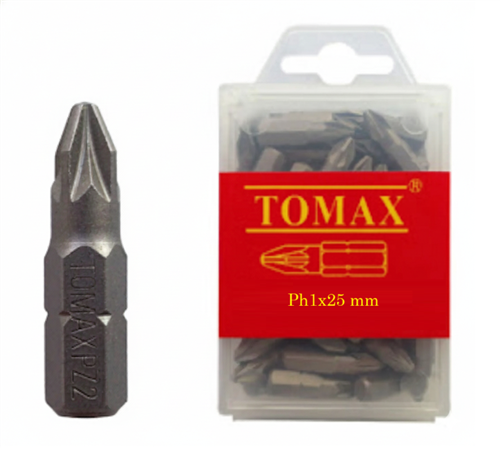 [29227] Tomax PH1x25 mm Yıldız Bits Uç
