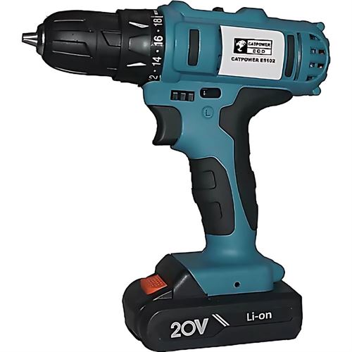 [9797] Catpower 5102 Akülü Matkap 20V 1.5Ah Çift Akülü
