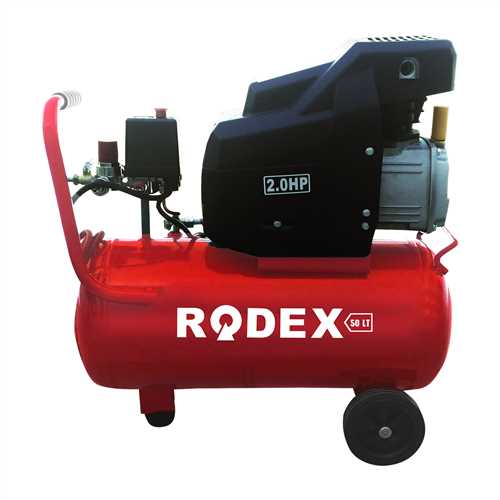 [29398] Rodex RDX750 Sessiz Hava Kompresörü 50L Tank 2 HP