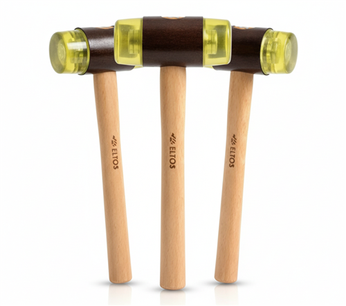 [29448] Eltos Şeffaf Sarı Vidalı Tokmak 40 mm