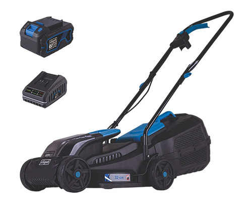 [72313] Scheppach BC-MP320 Akülü Çim Biçme Makinası 20V 4.0Ah Tek Akülü