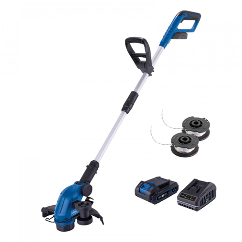 [72319] Scheppach C-LT300 Akülü Ot Çim Kenar Tırpan Motoru 20V 2.0Ah Tek Akülü