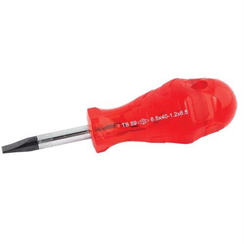 [8954] İzeltaş 4110175540 Topaç Tornavida Düz Uçlu Kraft Seri 5.5×40 mm