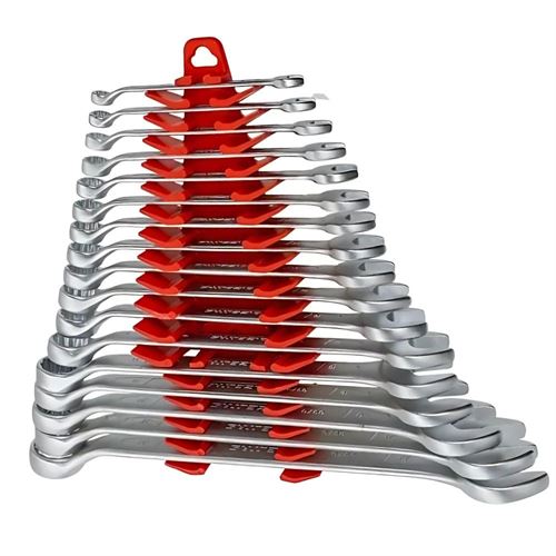 [54838] İzeltaş 0320002117 Kombine Anahtar Takımı Kısa Boy 17 Parça