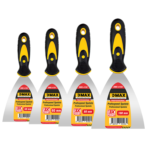 [73667] Dmax DMX4722 Fiber Saplı Profesyonel Spatula 125 mm