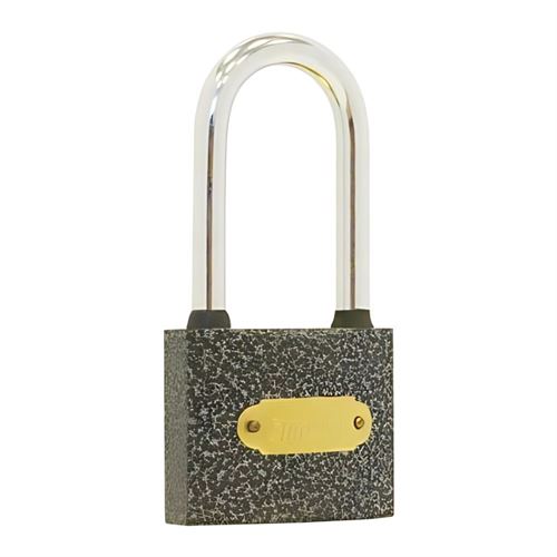 [13033] Master 500909 Asma Kilit Gri Kaplama Uzun 63 mm