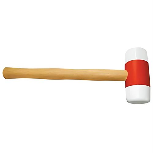 [11300] Mega Vidalı Plastik Tokmak Ahşap Saplı 50 mm