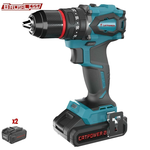 [67460] Catpower 4112 Akülü Somun Sıkma Matkap 1/2 Kömürsüz Motor 20V Li-Ion 4Ah