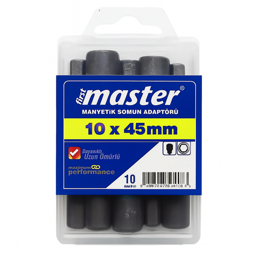 [65149] Master 530423 Manyetik Somun Adaptörü 10x45 mm