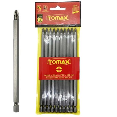 [9412] Tomax PZ2x150 mm Yıldız Bits Uç