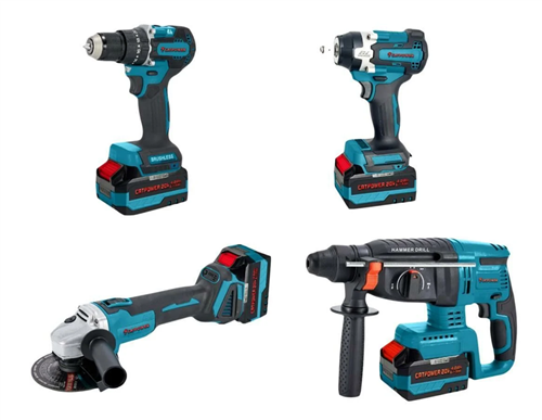 [72367] Catpower 1580 Profesyonel Kömürsüz Akülü Set 4’lü Takım 20V Li-Ion 4.0Ah