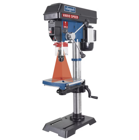 [72467] Scheppach DP18 Vario Lazer İşaretlemeli Sütunlu Matkap