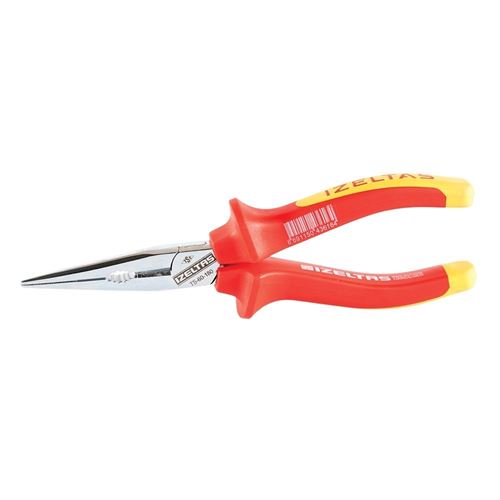 [54750] İzeltaş 3220136160 İzoleli Elektrikçi Kargaburun Pense Düz Uçlu 1000V 160 mm