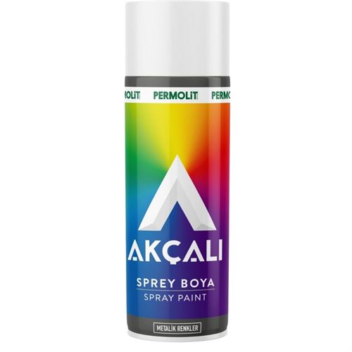 [64699] Akçalı Sprey Boya Metalik Gri RAL 357 400 ml