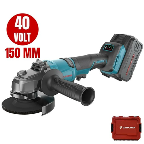 [72476] Catpower 4432 Kömürsüz Akülü Avuç Taşlama Makinesi 150 mm 40V  Solo (Aküsüz) Paket