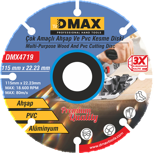 [73664] Dmax DMX4719 Çok Amaçlı Ahşap ve Pvc Kesme Testeresi