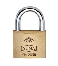 [14394] Yuma YM1032B Sarı Kaplama Sfero Döküm Asma Kilit 32 mm