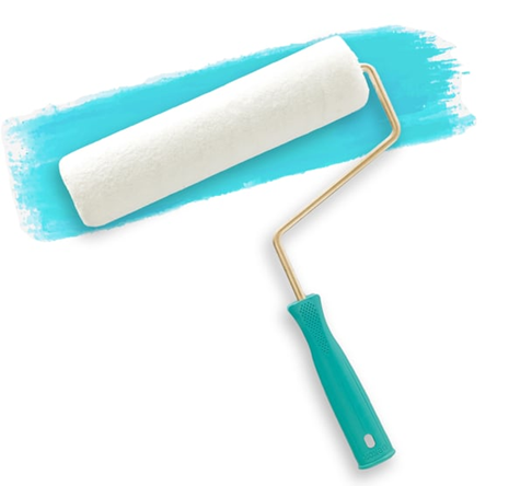 [13335] Dekor 1065 Kadife Boya Rulosu 20 cm