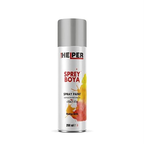 [27456] Helper Sprey Boya RAL9006 Metalik Gri 200 ml