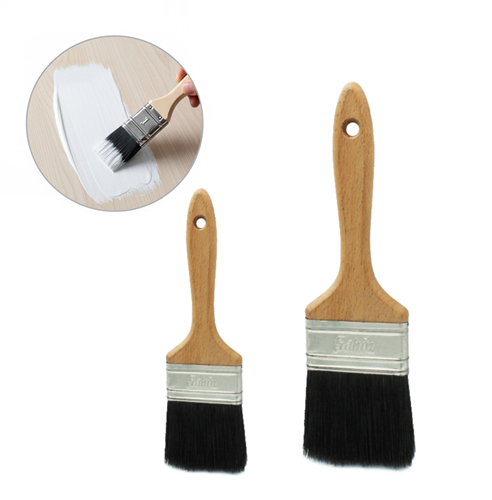 [13628] Yeşil Ahşap Saplı Yağlı Boya Fırçası 2.5''