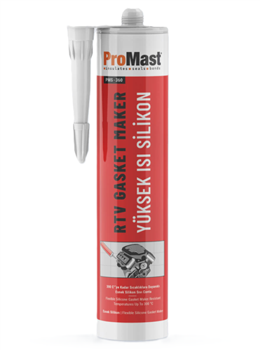 [71979] Promast Yüksek Isı Silikonu 280 ml