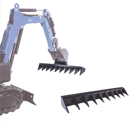 [72664] Scheppach EXC815 Ekskavatör Makinanın Aksesuar Toprak Tırmığı 100 Cm