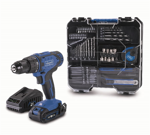 [73038] Scheppach C-DTB74/1-X Akülü Matkap Vidalama Seti 20V Aksesuar 74 Parça