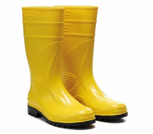 [28468] Gezer Sarı PVC Uzun Konç Çizme No:42