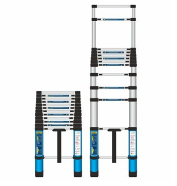 [73045] Master 504323 Alüminyum Teleskopik Merdiven 290 cm 10 Basamak