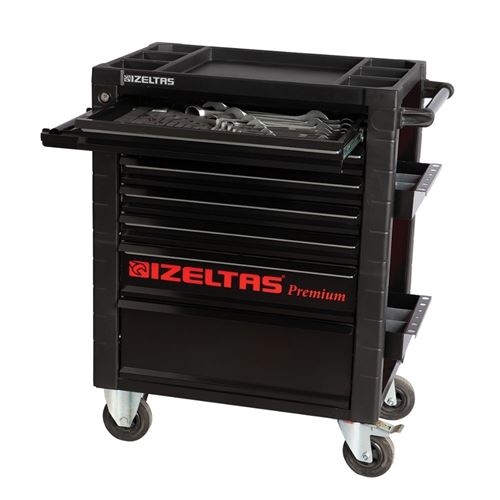 [54702] İzeltaş 8245007096 Premium Serisi Takım Dolabı 7 Çekmeceli 242 Parça