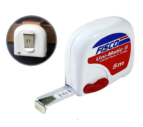 [12308] Fisco Unimatic II Şerit Metre 5 Mt 16 mm