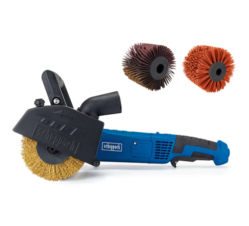 [72522] Scheppach MRS1300 Fırçalı Mop Zımpara Mak. Aksesuarlı 1300 Watt