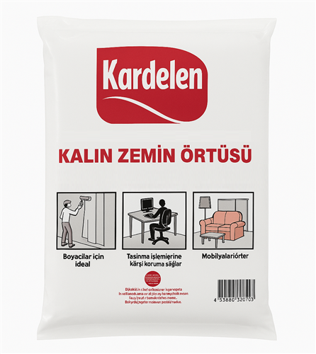[64866] Kardelen Kalın Zemin Örtüsü  Boya ve Tadilat Örtüsü 750-850 gr 50 m²