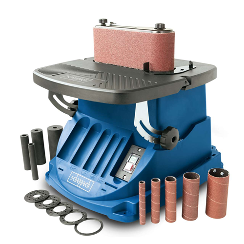 [72526] Scheppach OSM600 Salınımlı Silindirik Bant Zımpara Makinası 450 Watt