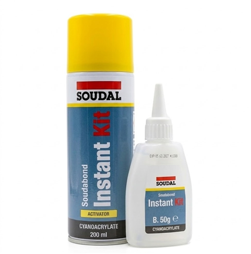 [72953] Soudal Instant Kit  Hızlı Yapıştırıcı 200 ml + 50 gr