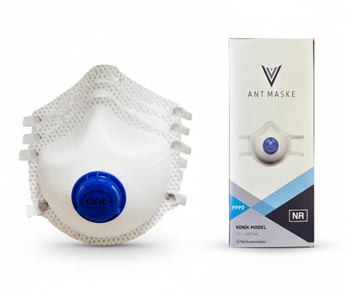 [14420] Ant Toz Maskesi Konik Ventilli FFP2