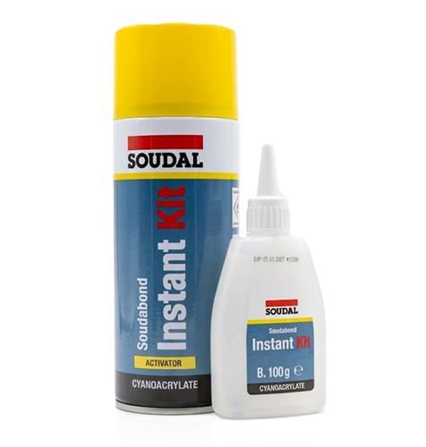 [72954] Soudal Instant Kit  Hızlı Yapıştırıcı 400 ml + 100 gr