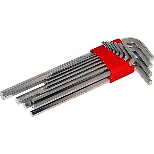 [15194] İzeltaş 4903003112 Allen Anahtar Takımı Altı Köşe Uzun Boy 12 Parça