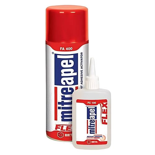 [27412] Apel MT400100 Mitreapel Flex Hızlı Yapıştırıcı Set 400 ml Aktivatör + 100 gr