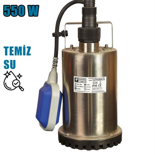 [28556] Catpower 670 Temiz Su Dalgıç Pompa 550 Watt