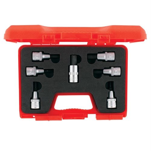 [8597] İzeltaş 1113001107 Lokmalı Allen Uç Takımı 7 Parça 1/2''