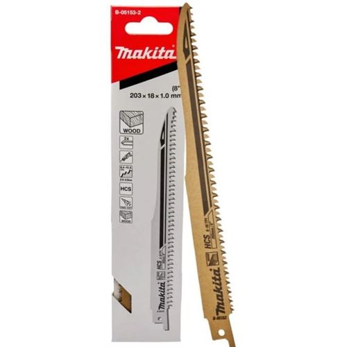 [27674] Makita B-05153 Kılıç Testere Bıçağı Ahşap Kesim 203 mm