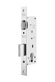 [8712] Kale 154/35 Silindirli Dar Kilit Makaralı Nikel Kaplama 35 mm