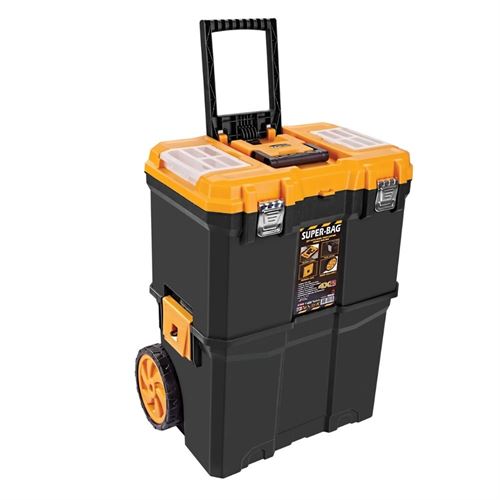 [28540] Süperbag ASR5039 Mobil Takım Çantası Çift Katlı Tekerlekli / Metal Kilitli