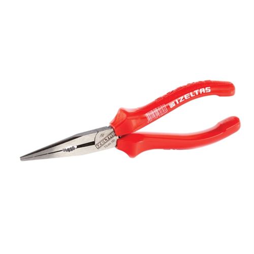[29196] İzeltaş 3220132180 Kargaburun Pense Düz Uçlu Opak Seri 180 mm